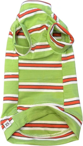 Vista 12 de Kitipcoo - Camisa de tiras vintage para gatos sin pelo Sphynx, de algodón, con cuello redondo y mangas, ropa para mascotas, camisetas para gatitos