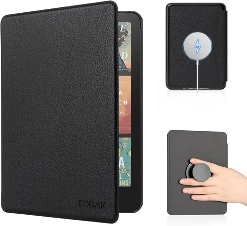 Vista 15 de CoBak Funda con cubierta magnética plegable para Kindle Paperwhite de 7 pulgadas de 12ª generación 2024 y Kindle Colorsoft - para PopSockets Grip