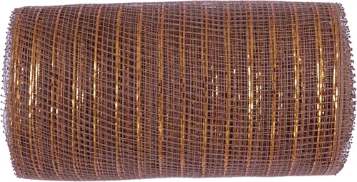 Vista 39 de YYCRAFT cinta metálica de malla de poliéster para decoración y manualidades, 10 yardas Rosa