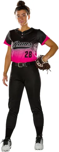 Vista 2 de Alleson Athletic Girls Belt Loop Fastpitch Pant
