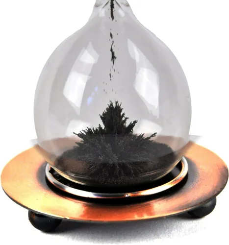 Vista 5 de F&T - Escultura magnética de reloj de arena con temporizador de arena
