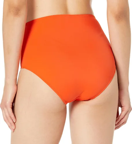 Vista 2 de Tienda Essentials Traje de baño de cintura alta para mujer (disponible en tallas grandes)