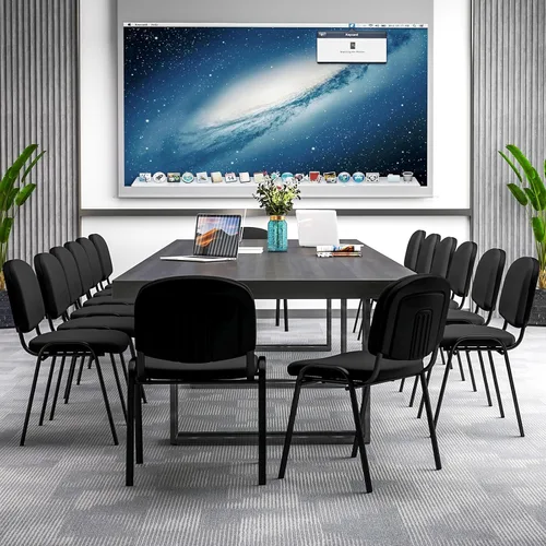Vista 10 de Giantex Set de 5 sillas de conferencia Elegant Design Office Set de espera para huéspedes