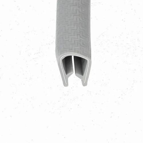 Vista 2 de Borde gris tamaño grande Altura U: 21/32", rango de agarre: 3/64" - 5/32" para puertas, ventanas, bordes metálicos, caravanas, remolques