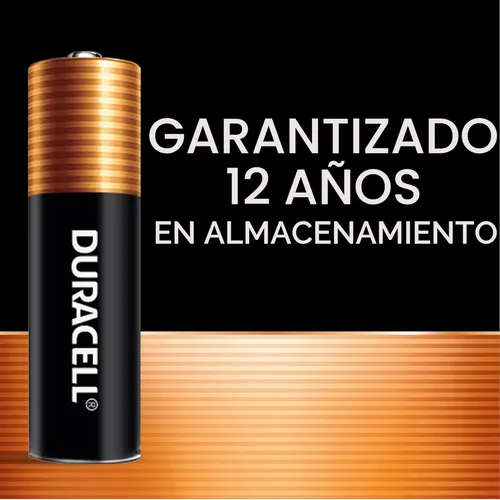 Vista 6 de Duracell Coppertop - Pilas AA con ingredientes Power Boost, 16 unidades (paquete de 1) batería alcalina doble AA de larga duración para dispositivos