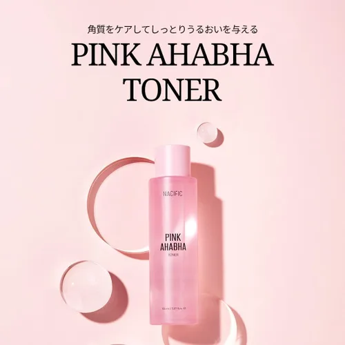 Vista 2 de NACIFIC Pink AHA BHA Toner Extracto de sandía, resplandor, hidratante, ácido hialurónico, 5.1 fl oz, 5.07 fl.oz