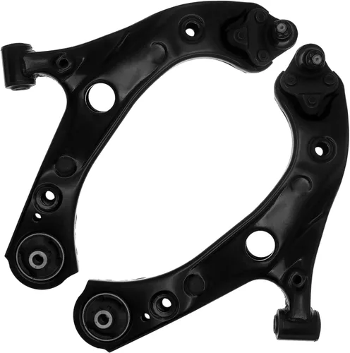 Vista 163 de Detroit Axle - 2 brazos de control inferiores delanteros para Jeep Grand Cherokee Commander 05-10 2005 2006 2007 2008 2009 2010 Conjunto de brazos