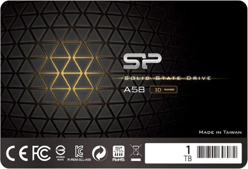 Vista 15 de Silicon Power 256GB SSD 3D NAND A55 SLC Cache Performance Boost SATA III de 2.5 pulgadas unidad de estado sólido interno SU256GBSS3A55S25AH