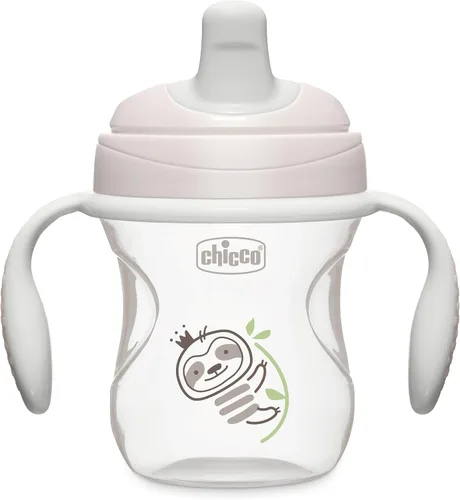 Chicco Entrenador, boquilla semi-suave, taza para sorber sin derrames para Gris