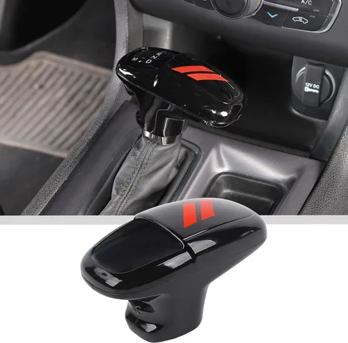 Vista 16 de JWWY Pomos de Palanca de Cambios Cubierta Moldura para Dodge Challenger Charger 2015-2024+ Durango 2018-2024 Accesorios Interiores Azul 3 piezas