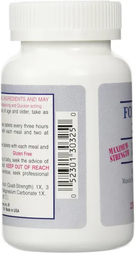 Vista 4 de Dee Cee Labs Formula 303 Tabletas relajantes naturales de máxima fuerza, 250 tabletas; Relajante totalmente natural que contiene magnesio