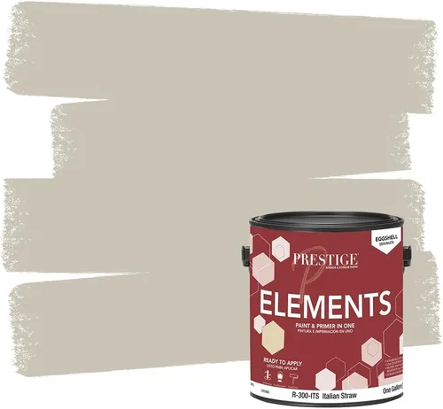 Vista 9 de PRESTIGE Paints Elements - Pintura interior e imprimación en uno, cáscara de huevo, 1 galón, gris cabo