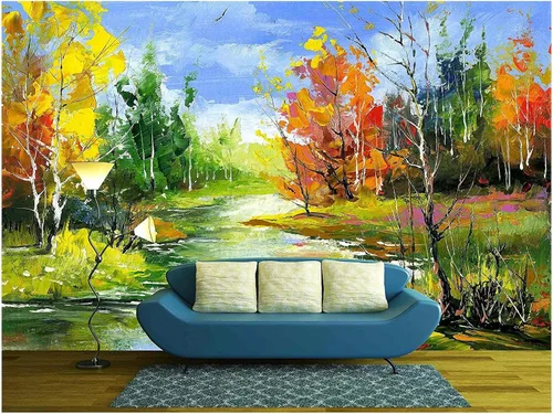 Vista 16 de wall26 - Mural adhesivo decorativo para pared (tamaño grande), WMR-WP-X-DD51-66x24x4 obra de arte 01