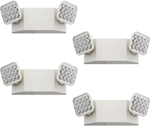 Vista 7 de Lithonia Lighting EU2 LED Luminaria de Emergencia LED de 2 Luces Blancas con 90 Minutos de Reserva