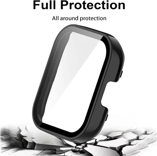Vista 2 de Funda protectora de pantalla para Xiaomi Redmi Watch 3 Lite/Redmi Watch 3 Active, [paquete de 4] accesorios de repuesto para parachoques de PC duro