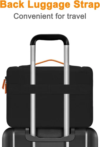 Vista 6 de MOSISO 360 - Bolsa de hombro protectora para laptop, bolsa de computadora de 15 a 15.6 pulgadas compatible con MacBook Pro 16, HP, Dell, Lenovo