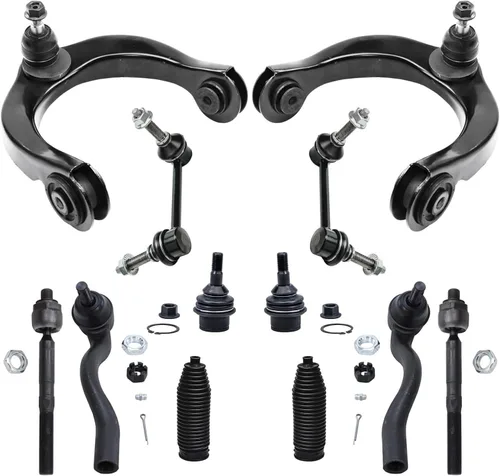 Vista 11 de Detroit Axle - Kit de suspensión frontal de 12 piezas para Volkswagen Jetta Golf Beetle, 2 brazos de control inferiores, 2 rótulas inferiores