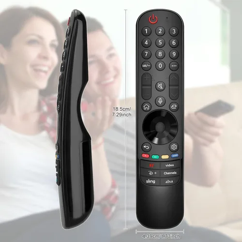 Vista 7 de Mando a distancia mágico para reemplazo de control remoto de Smart TV, compatible con LG 2018-2024 OLED QNED UHD 4K 8K Smart TV, con función de voz