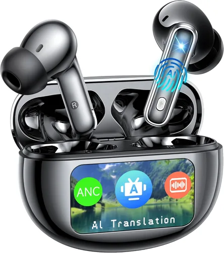 Auriculares de traducción AI en tiempo real, 188 audífonos de traductor de idiomas, Audifonos Traductores Inglés Inglés, 4 dispositivos de