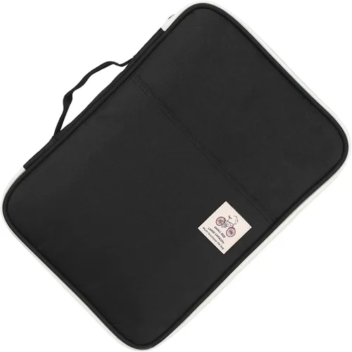 Vista 2 de Cartera multifunción organizador de archivos de viaje, bolsas de documentos A4, organizador de carpetas de archivos, computadora portátil