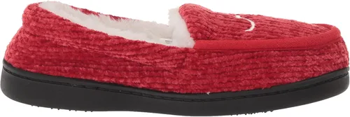 Vista 7 de FOCO Pantuflas tipo mocasín de punto grueso con logotipo del equipo universitario de la NCAA para mujer