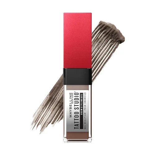 Vista 9 de Maybelline Tattoo Studio Gel de Estilo para Cejas, Maquillaje de Cejas Impermeable, Tinte para Cejas para un Uso de Hasta 36 Horas, Rubio, 1 Unidad