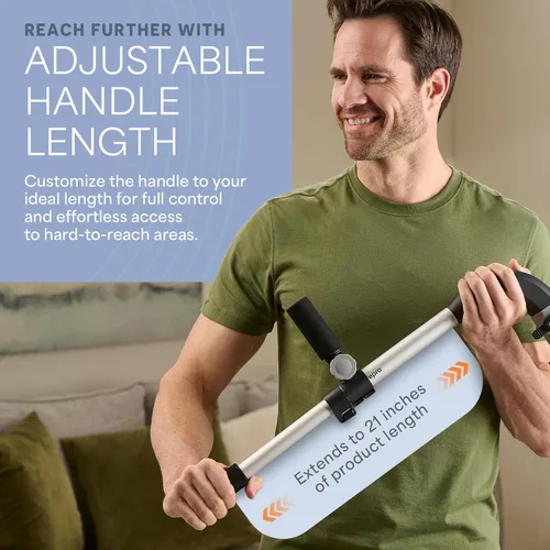 Vista 20 de LifePro Sonic Massage Gun Deep Tissue – Quiet Handheld Percussion Massager for Athletes, Pain Relief & Recovery – 8 Heads, 5 Speeds, Long Battery