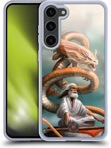 Vista 106 de Head Case Designs Officially Licensed Anne Stokes God's Hammer Guardian Dragons Gel Case [Military Grade Protection] Compatible with Samsung Galaxy