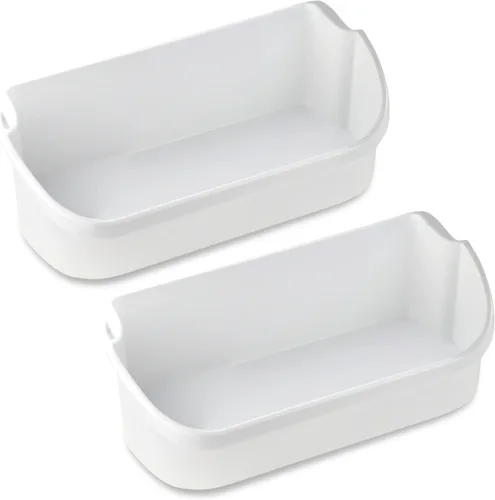 2 contenedores de puerta mejorados para electrodomésticos de por vida, 2 contenedores de puerta compatibles con repuesto de estante de refrigerador