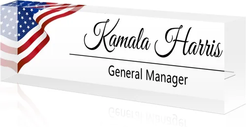 Vista 15 de Desk Name Plate Custom, Acrylic Name Plate, Personalized Name Plates for Office Gifts,Desk Decor,Teacher,Employee Appreciation Gifts