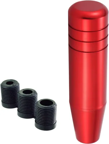 Vista 9 de Lunsom Pomo de palanca de cambios de aluminio de 5 pulgadas, mango de palanca de cambios de aleación larga, cabezal de cambio automático