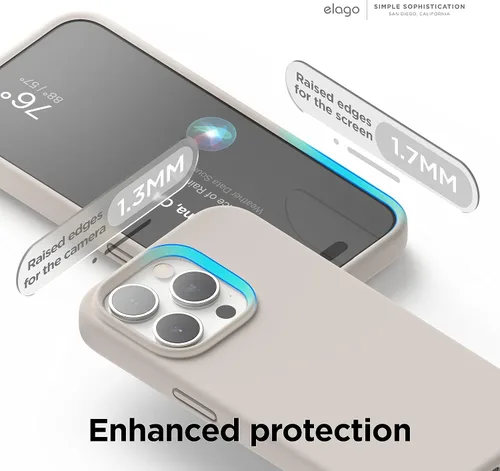 Vista 6 de elago Funda de silicona líquida prémium para iPhone 15 Pro Verde alpino