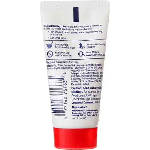 Vista 2 de Eucerin Loción Hidratante Original 1 oz (Paquete de 2)