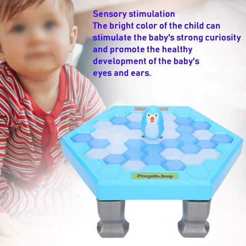 Vista 8 de Juego de pingüino que rompe el hielo, juguete interactivo para padres e hijos, juego de pingüino para niños y niñas