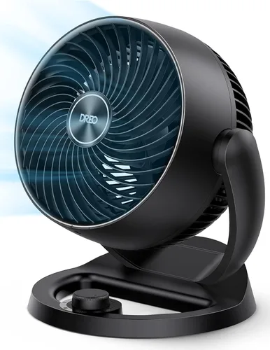 Vista 5 de Dreo Ventilador de torre inteligente, control de voz WiFi, compatible con Alexa/Google y ventiladores para el dormitorio del hogar, ventilador