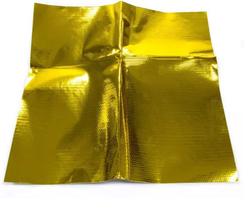 Vista 7 de Design Engineering 10397, Inc. Reflect-A-Gold - Cinta/Envoltura Aislante Reflectante con Respaldo Adhesivo de Alta Temperatura de 2" x 30 pies.