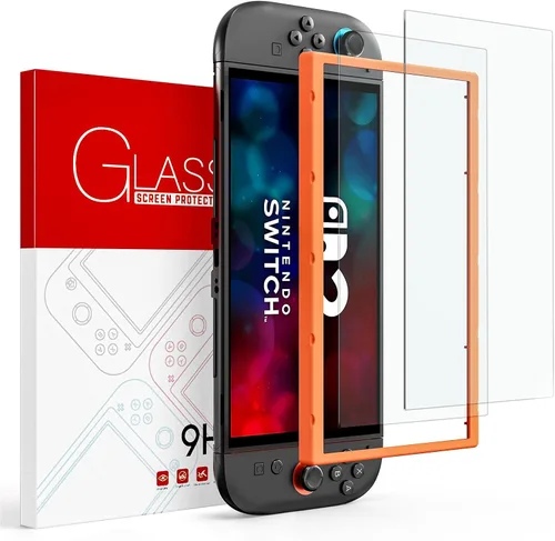 for Switch 2 Screen Protector, 2-Pack Tempered Glass Screen Protector for Nintendo Switch 2 (2025 7.9" Model), Easy to Install with Alignment Frame,