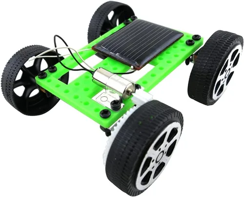 Vista 8 de Kit de coche micro solar, mini modelo de coche solar de energía solar DIY juguete de montaje científico juguete educativo para niños regalo