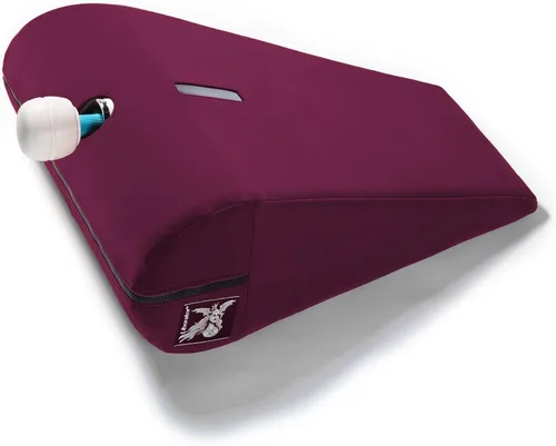 Vista 7 de Liberator Axis Hitachi - Almohada de posicionamiento sexual, soporte de varita mágica, berenjena velvish