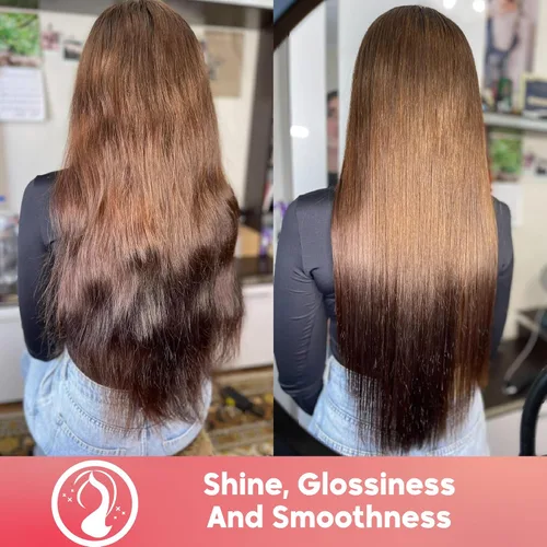 Vista 10 de Tratamiento capilar con queratina brasileña One Step Yaxaliss Protein Tratamiento capilar sin formaldehído Fortalecimiento del cabello Alisado