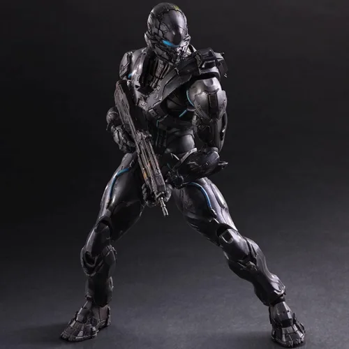 Vista 5 de Square Enix Halo 5: Spartan Locke Play Arts Kai Figura de acción