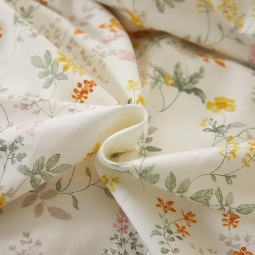 Vista 114 de mixinni Juego de funda de edredón de algodón floral para niñas y adolescentes, con lazos de cremallera, fácil cuidado, ultra suave y transpirable