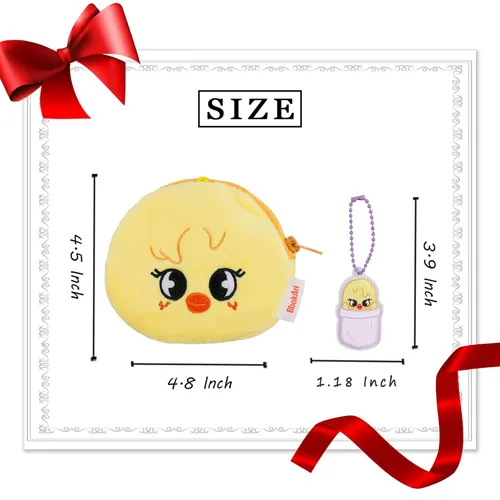 Vista 2 de G-Ahora K-POP Merchandise Stray Wallet con llavero para fans, WC-BbokAri