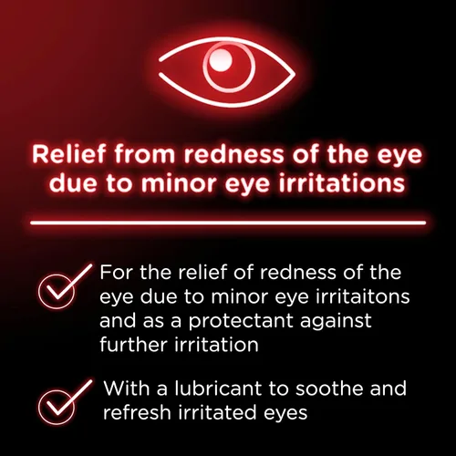 Vista 2 de Visine Red Eye Hydrating Comfort Redness Relief and Lubricant Eye Drops to Help Moisturize and Relieve Red Eyes Due to Minor Eye Irritations Fast
