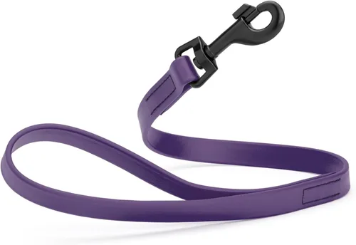 Vista 66 de Dogline Biothane - Correa impermeable para perro, correa de nailon con revestimiento fuerte, con herrajes negros, a prueba de olores, fácil