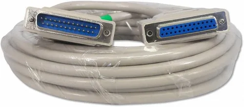Your Cable Store 25 pies DB25 cable de puerto serie de 25 pines macho/hembra RS232