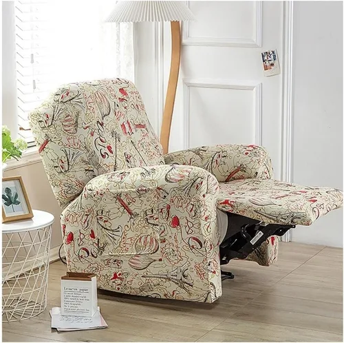 Vista 34 de Lazyboy - Funda para silla reclinable, 4 piezas, fundas para sofá reclinable, fundas antideslizantes y reclinables con bolsillos de almacenamiento