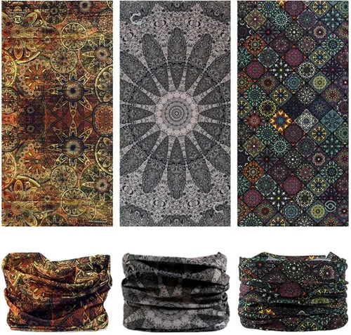 Vista 4 de VANCROWN - Cuello multiusos para hombre y mujer, úsalo como diadema, bufanda, bandana