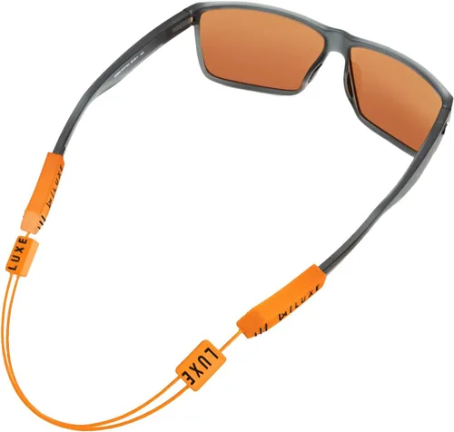 Luxe Performance Cable Strap Adjustable No Tail Sunglass Strap Eyewear Retainer Sunglasses, Eyeglasses, Prescription Glasses