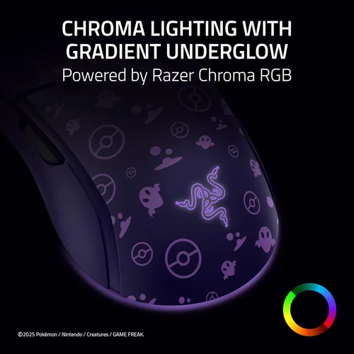 Vista 4 de Razer Ratón para juegos con cable Cobra: ligero de 2.05 oz - Interruptores ópticos Gen-3 - Iluminación Chroma RGB bajo - Sensor óptico de 8500 DPI